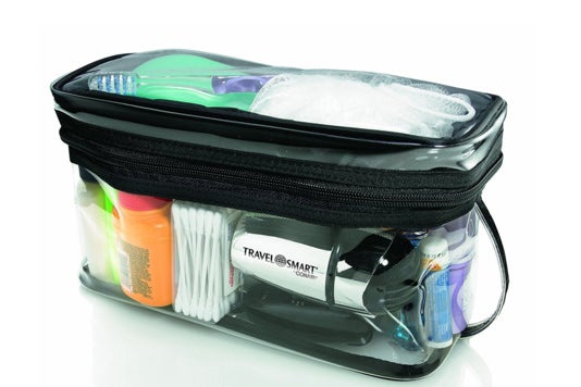 Clear Conair bag.